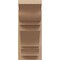 Ekena Millwork 7 1/2-in W x 16-in D x 16-in H Balboa Trad Rough Cedar Woodgrain TimberThane Outlooker, Primed Tan OUTUR075X16X16BOA04RCPR - alternate 2